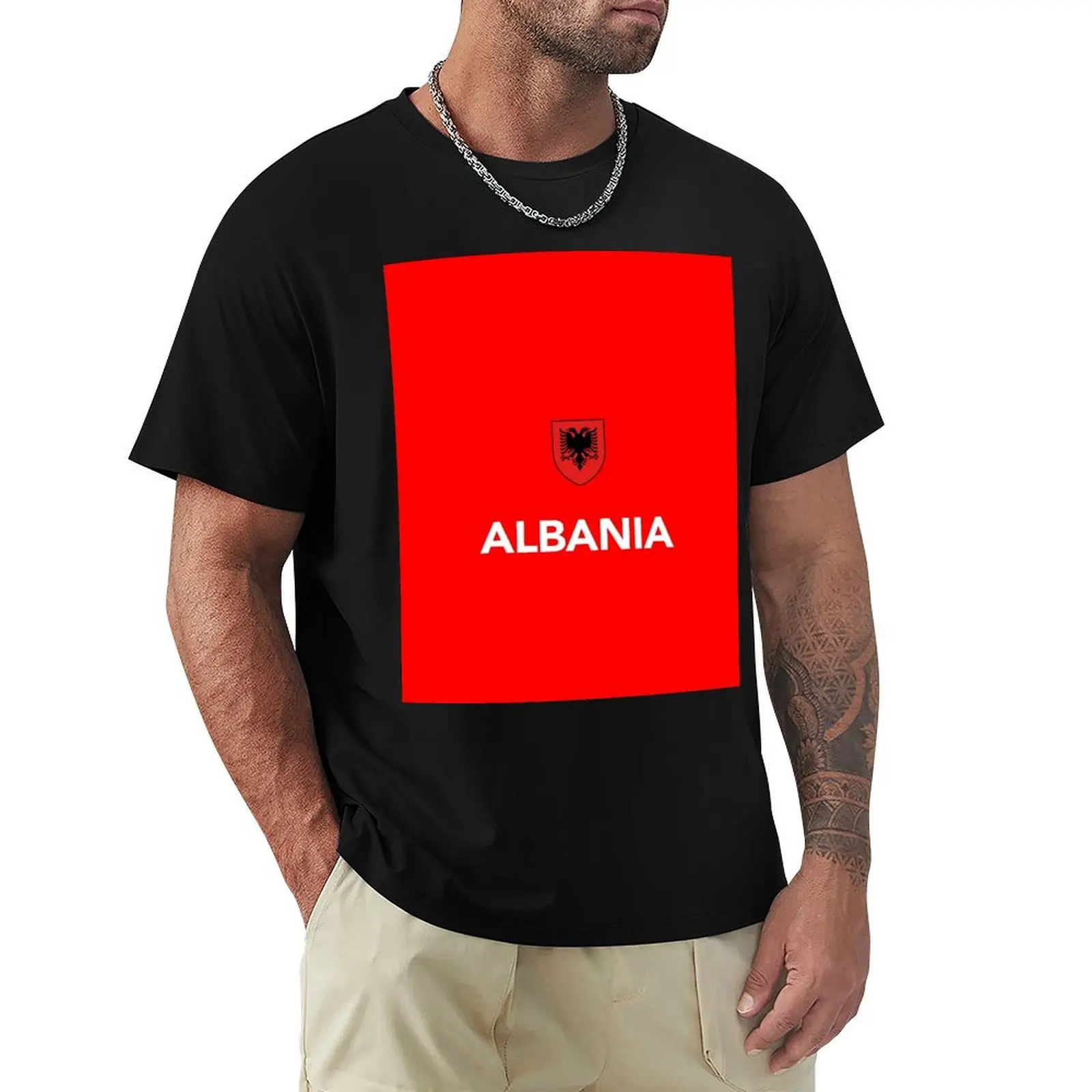Albania Albanian Football Soccer T-Shirt Casual Fashion Short Sleeve Cotton T-Shirt
Albania Albanian Football Soccer T-Shirt Casual Fashion Short Sleeve Cotton T-Shirt