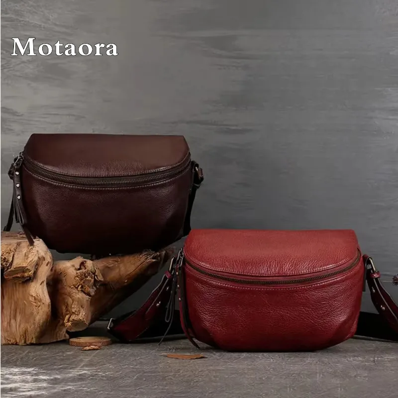 MOTAORA Women's Genuine Leather Crossbody Purse Vintage Luxury Designer Saddle Mini Phone Bag Retro Female Shoulder Bag 2025 NEW
MOTAORA Women's Genuine Leather Crossbody Purse Vintage Luxury Designer Saddle Mini Phone Bag Retro Female Shoulder Bag 2025 NEW