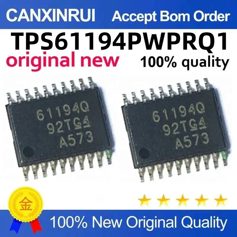 TPS61194PWPRQ1 Silk screen 61194Q TSSOP20 package LED lighting driver with high quality and high price
TPS61194PWPRQ1 Silk screen 61194Q TSSOP20 package LED lighting driver with high quality and high price