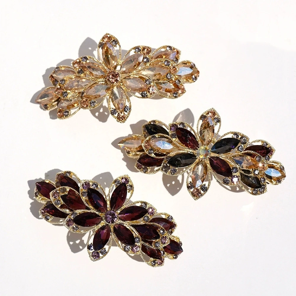 Заколка для волос с темными стразами, имитирующий кристалл, большой хвост, весенняя заколка для волос, стеклянный цветок, аксессуар для волос, женские головные уборы с длинными волосами
Заколка для волос с темными стразами, имитирующий кристалл, большой хвост, весенняя заколка для волос, стеклянный цветок, аксессуар для волос, женские головные уборы с длинными волосами