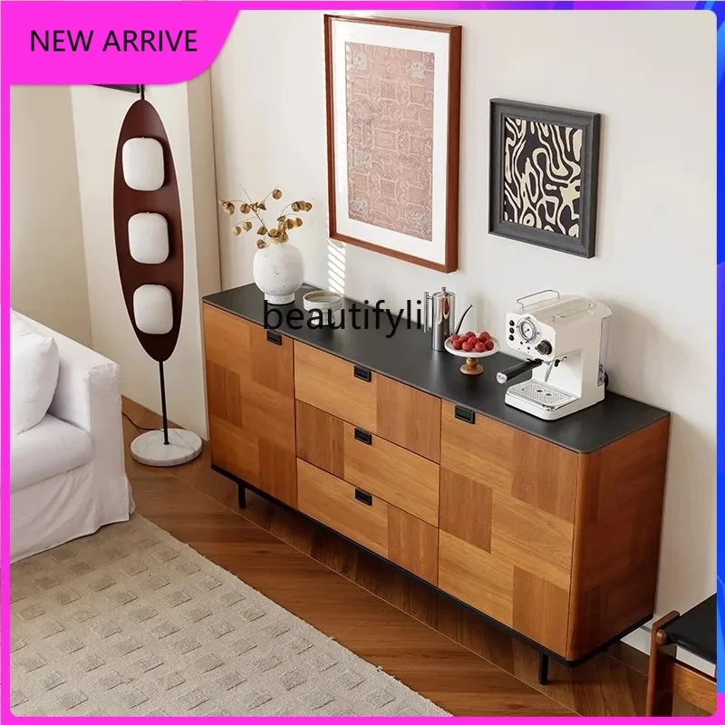 Solid wood dining side cabinet, retro living room integrated storage against the wall, entrance, decoration, storage cabinet H
Solid wood dining side cabinet, retro living room integrated storage against the wall, entrance, decoration, storage cabinet H