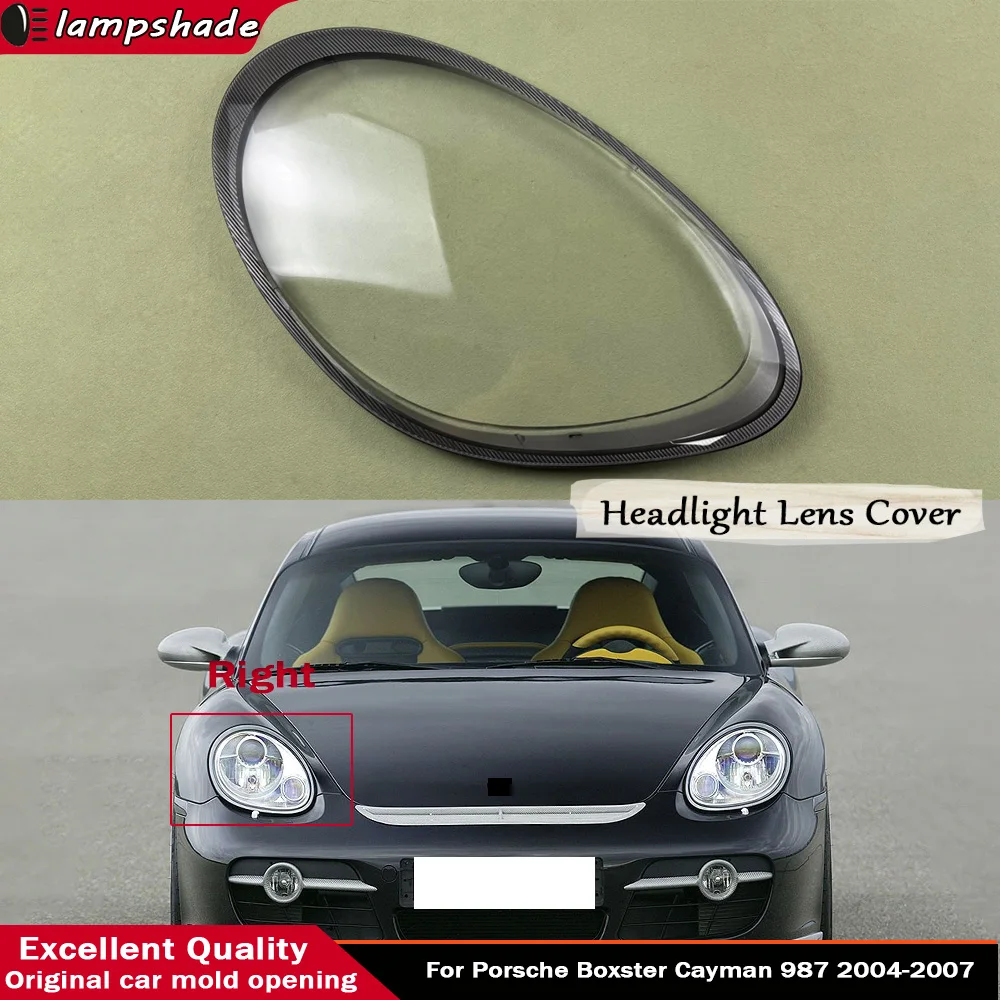 For Porsche Boxster Cayman 987 2004-2007 Headlight Cover Car Front Lens Glass Headlamp Shell Transparent Lampshade Auto Case
For Porsche Boxster Cayman 987 2004-2007 Headlight Cover Car Front Lens Glass Headlamp Shell Transparent Lampshade Auto Case
