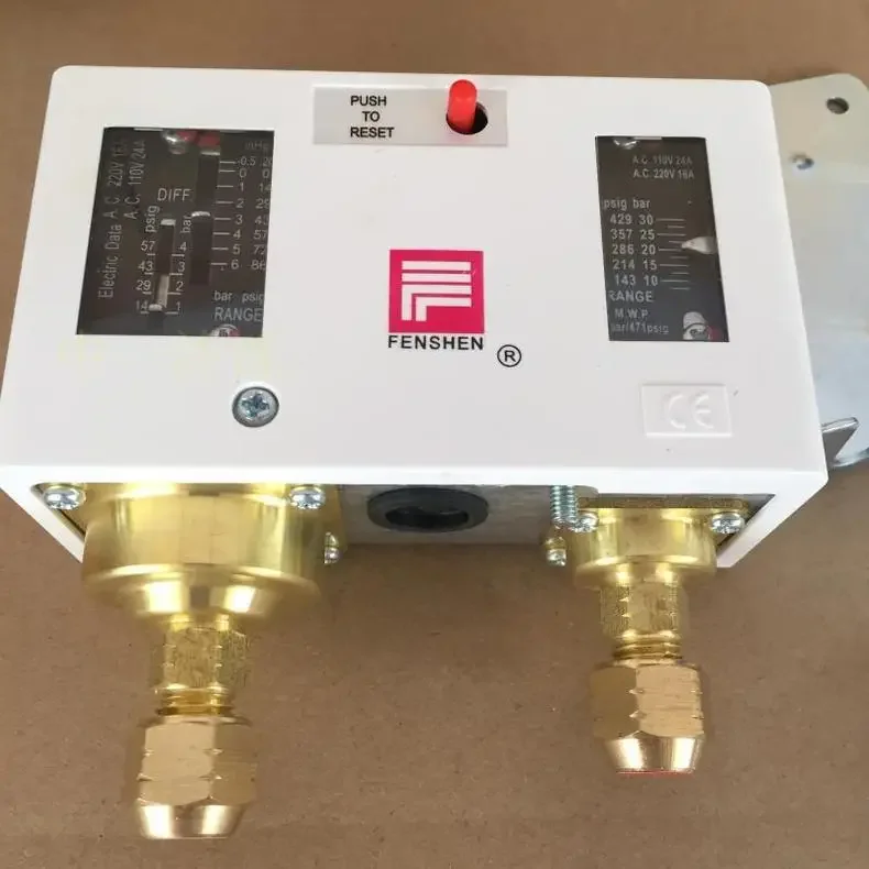 P830HME Two-group Air Conditioner High and Low Pressure Protection Cold Storage Pressure Switch Unit Pressure Controller
P830HME Two-group Air Conditioner High and Low Pressure Protection Cold Storage Pressure Switch Unit Pressure Controller