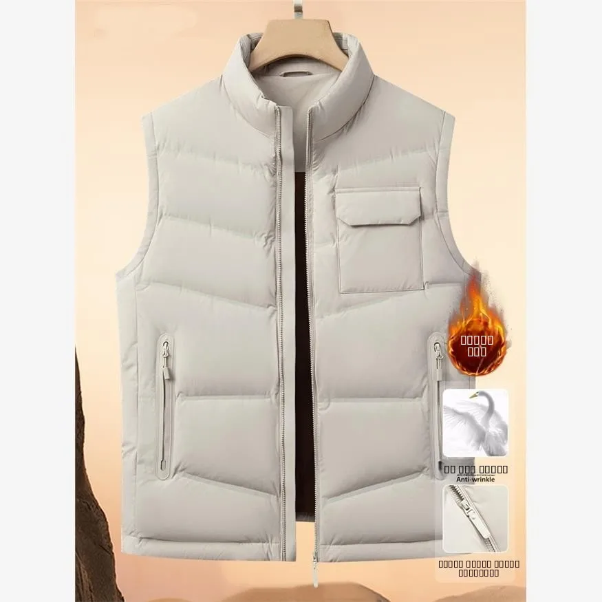 Мужской пуховый жилет премиум-класса 2025: Новинка зимы, с воротником-стойкой, повседневный, теплый, модный, городской, деловой, кэжуал
Мужской пуховый жилет премиум-класса 2025: Новинка зимы, с воротником-стойкой, повседневный, теплый, модный, городской, деловой, кэжуал