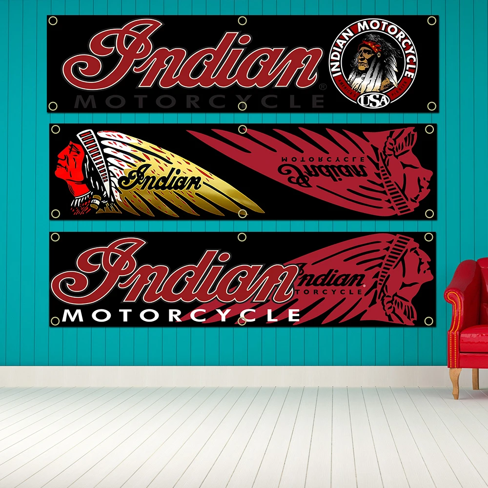 45x180cm MC Indian Motorcycle Racing Moto Banner Flag Polyester Printed Garage Wall Art Outdoor Decorations Tapestry
45x180cm MC Indian Motorcycle Racing Moto Banner Flag Polyester Printed Garage Wall Art Outdoor Decorations Tapestry