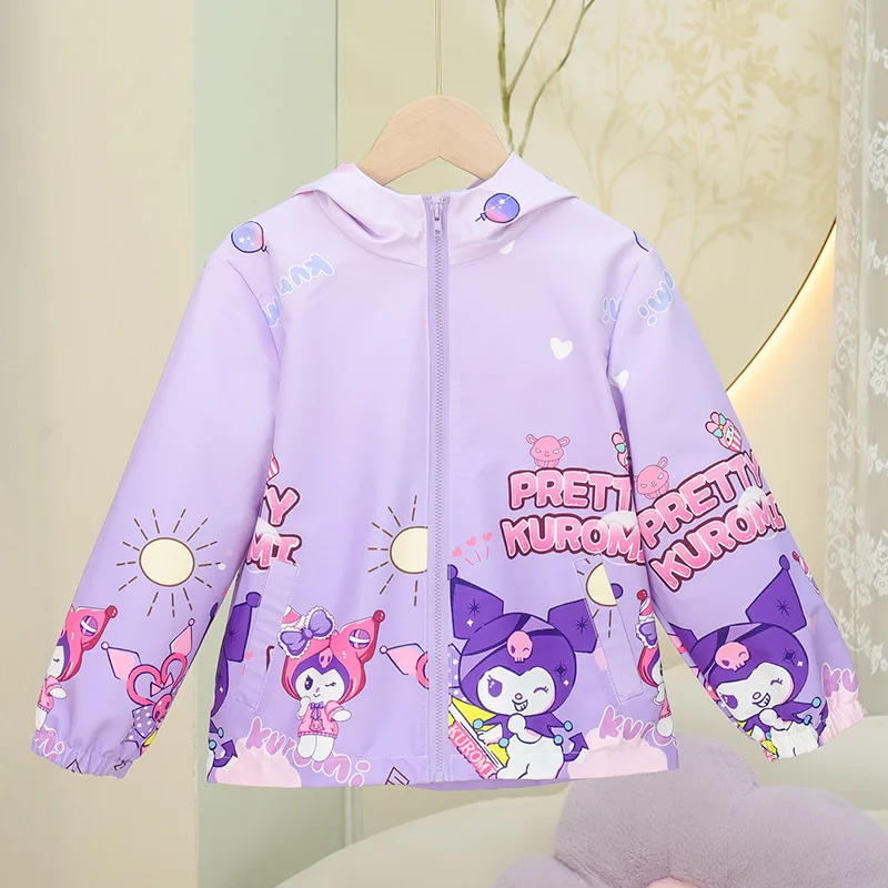 Girl Heart Kuromi Long Sleeved Coat Kawaii Sanrio Anime Autumn Winter Cute Cartoon Children Clothes Windproof Tide Kid Gift
Girl Heart Kuromi Long Sleeved Coat Kawaii Sanrio Anime Autumn Winter Cute Cartoon Children Clothes Windproof Tide Kid Gift
