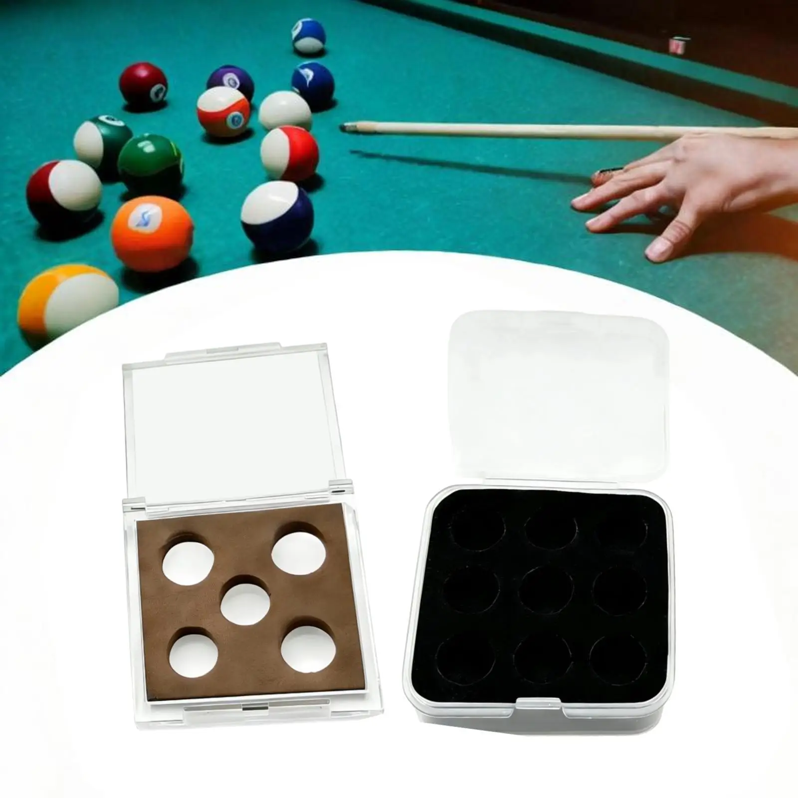 Protective Pool Ball Case EVA Interior Snooker Storage Box for Pool Table Accessories and Billiard Supplies
Protective Pool Ball Case EVA Interior Snooker Storage Box for Pool Table Accessories and Billiard Supplies