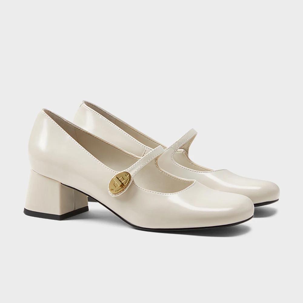 FWRD Women's Patent Leather Square-Toe Chunky-Heel Mary Janes with Metal Buckle, Comfortable for Office & Daily Wear #FWRD000264
FWRD Women's Patent Leather Square-Toe Chunky-Heel Mary Janes with Metal Buckle, Comfortable for Office & Daily Wear #FWRD000264