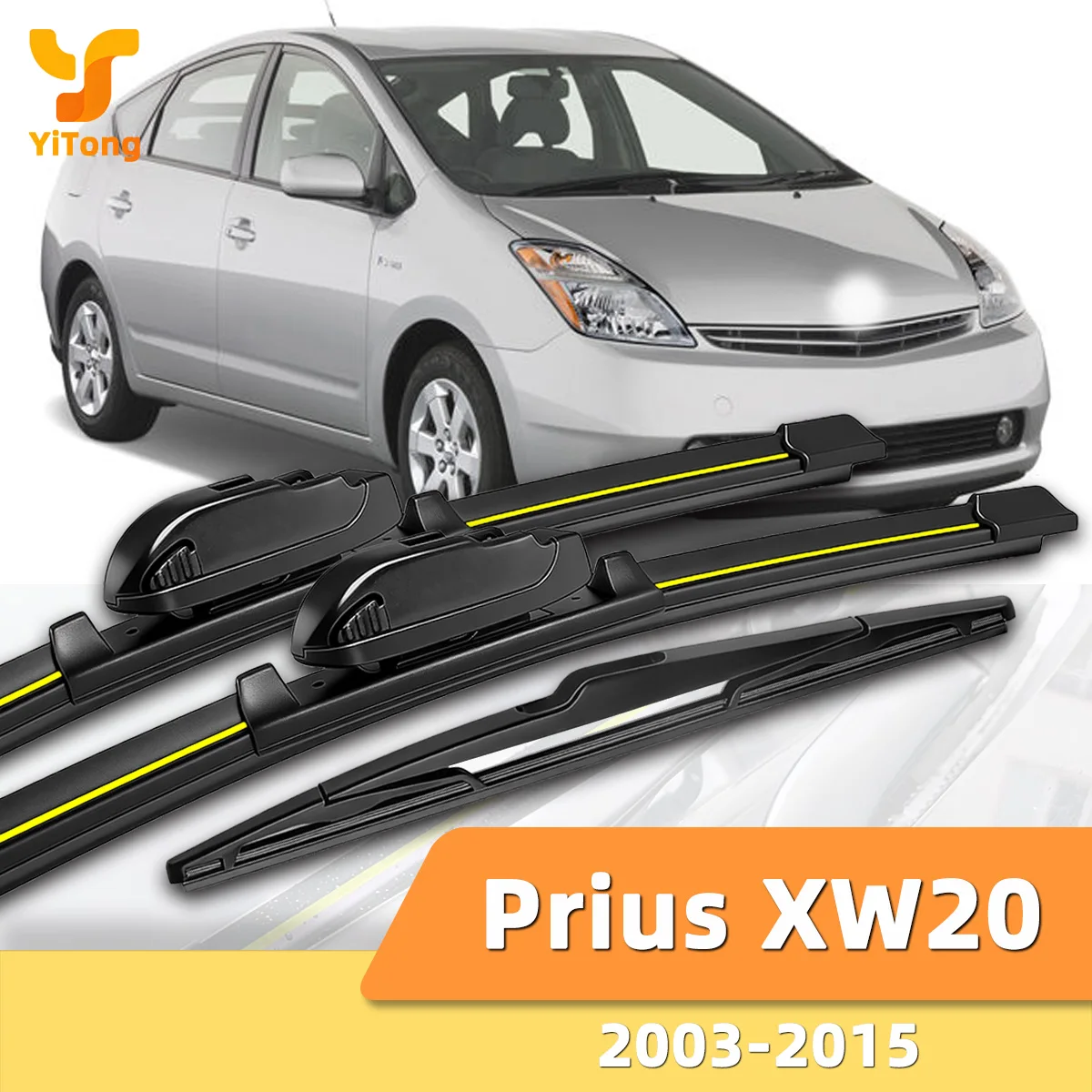 Yitong Suitable For Toyota Prius XW20 2003-2009 Front And Rear Windshield Wipers Durable Accessories For Car Windshields 2007
Yitong Suitable For Toyota Prius XW20 2003-2009 Front And Rear Windshield Wipers Durable Accessories For Car Windshields 2007