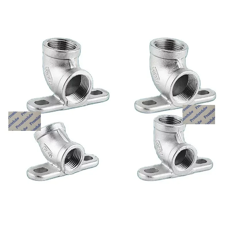 10Pcs Cast Stainless Steel Elbow Pipe Crimp Fitting For Water Plumbing With Base Plate G1/2" G3/4" Female
10Pcs Cast Stainless Steel Elbow Pipe Crimp Fitting For Water Plumbing With Base Plate G1/2" G3/4" Female