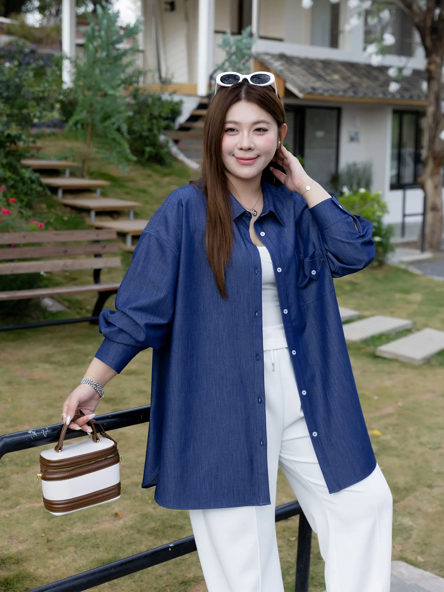 plus Size Women's Denim Long Sve irt Loose Fit Deep Blue Spring New Sle Comfortable Casual Faion Korean Sle irt
plus Size Women's Denim Long Sve irt Loose Fit Deep Blue Spring New Sle Comfortable Casual Faion Korean Sle irt