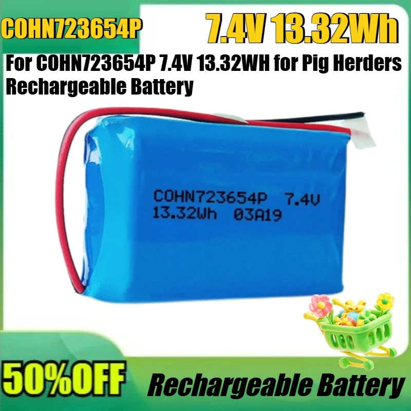 New High Quality Battery for COHN723654P 7.4V 13.32WH for Pig Herders Rechargeable Battery TY18650-2P
New High Quality Battery for COHN723654P 7.4V 13.32WH for Pig Herders Rechargeable Battery TY18650-2P