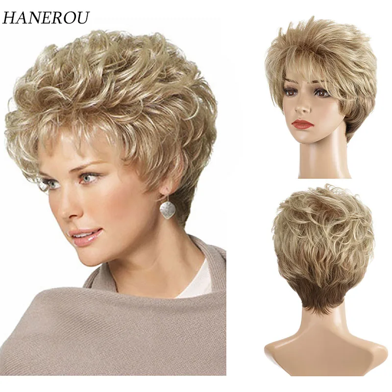 Ombre Brown Short Straight Hair Women Wigs with Bangs Pixie Cut Synthetic Wig Heat Resistant Neuter Style Fake Hair
Ombre Brown Short Straight Hair Women Wigs with Bangs Pixie Cut Synthetic Wig Heat Resistant Neuter Style Fake Hair