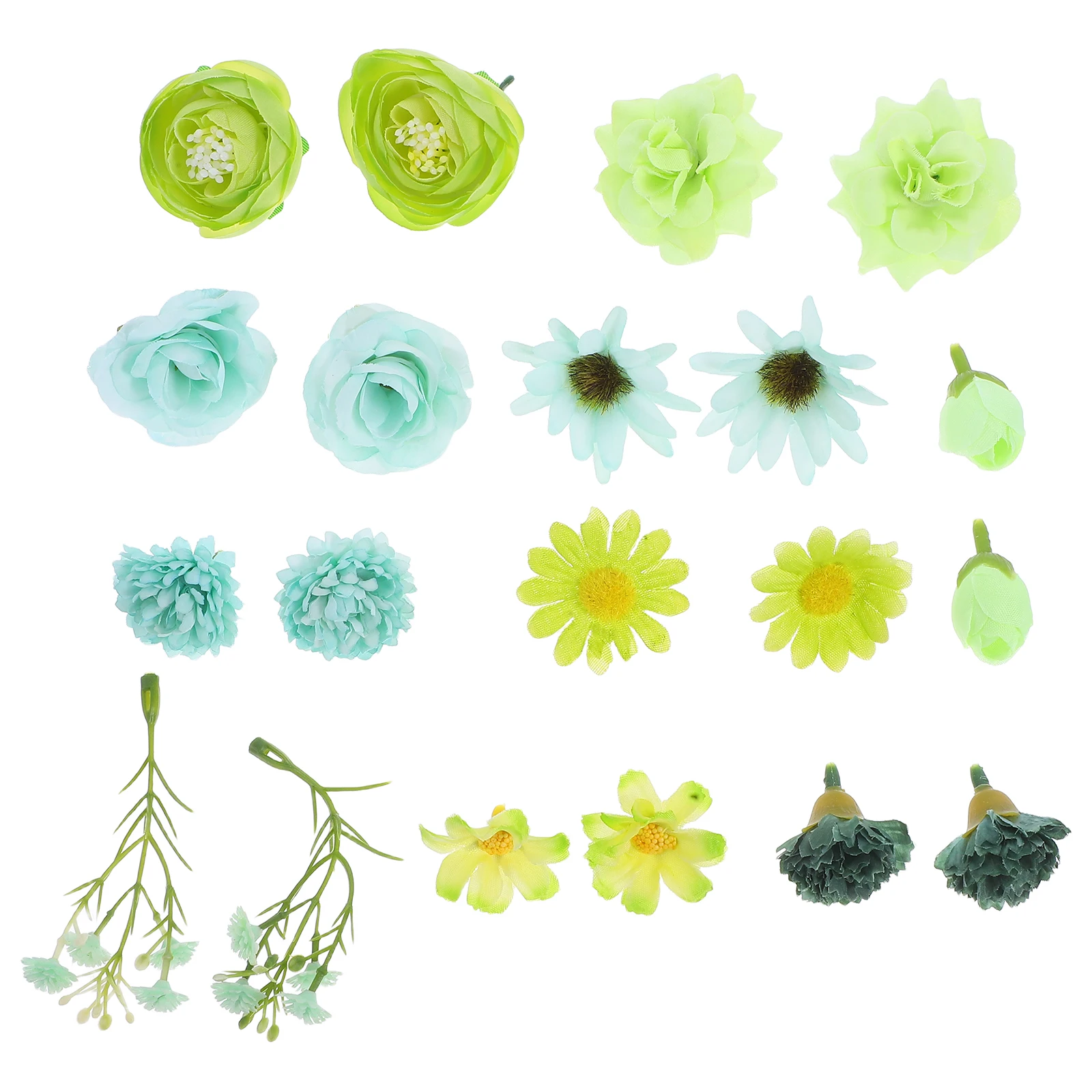 20 Pcs Artificial Flowers Craft Decoration Mini Simulated Spring Faux Flower Heads for Wedding Party Garden Accessories
20 Pcs Artificial Flowers Craft Decoration Mini Simulated Spring Faux Flower Heads for Wedding Party Garden Accessories