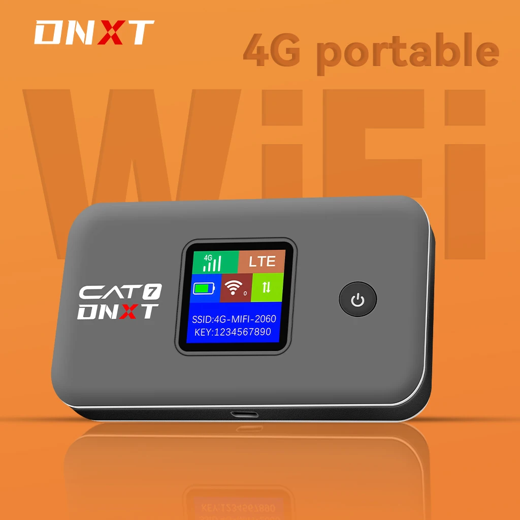 DNXT M60 WiFi 6 Dual-Band 4G Router Portable CAT7 Wireless SIM Card LTE Router, Vehicle-Mounted MiFi Compatible with EU AS AF
DNXT M60 WiFi 6 Dual-Band 4G Router Portable CAT7 Wireless SIM Card LTE Router, Vehicle-Mounted MiFi Compatible with EU AS AF