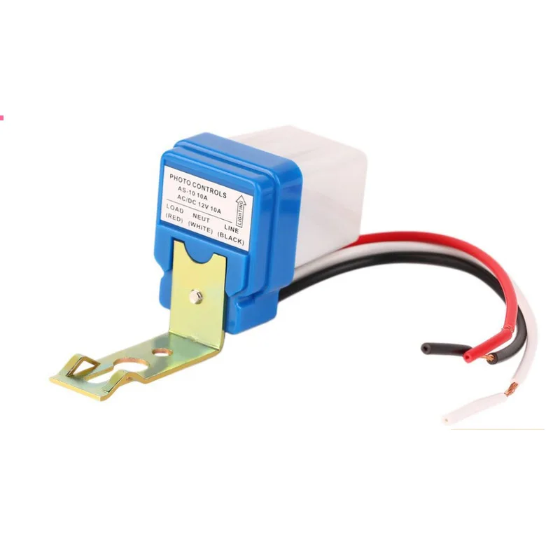 10PCS AS-10 12v 24V 220V 10A Auto On Off Photo-electric Street Road Garden Light Control Sensor Switch Night On Day Off Sensor
10PCS AS-10 12v 24V 220V 10A Auto On Off Photo-electric Street Road Garden Light Control Sensor Switch Night On Day Off Sensor