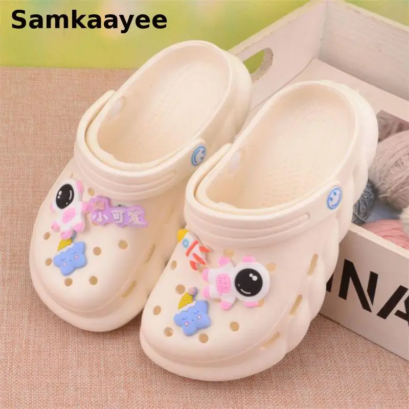 1-16y Kids Mules & Clogs Summer Children Sandals Boys Girls Beach Shoes Slippers Baby Soft Sole Anti-slip Cartoon Cute Sandalias
1-16y Kids Mules & Clogs Summer Children Sandals Boys Girls Beach Shoes Slippers Baby Soft Sole Anti-slip Cartoon Cute Sandalias