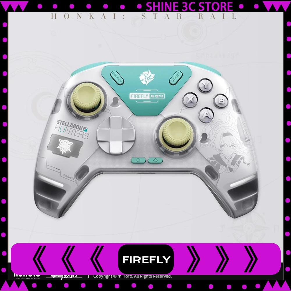 MiHoYo Firefly геймпад Apex беспроводные Bluetooth игровые ручки Honkai Star Rail пользовательские игровые контроллеры для Xbox GamePad подарки
MiHoYo Firefly геймпад Apex беспроводные Bluetooth игровые ручки Honkai Star Rail пользовательские игровые контроллеры для Xbox GamePad подарки