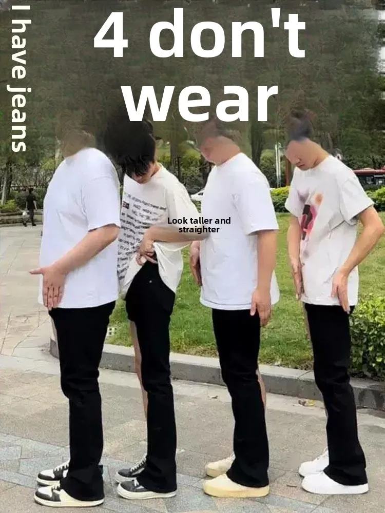 Bla High Elastici Knife Jeans Men Slim Fit Extended Straight Leg Micro Flared Pants Low Waist Youth Trend Denim Jeans
Bla High Elastici Knife Jeans Men Slim Fit Extended Straight Leg Micro Flared Pants Low Waist Youth Trend Denim Jeans