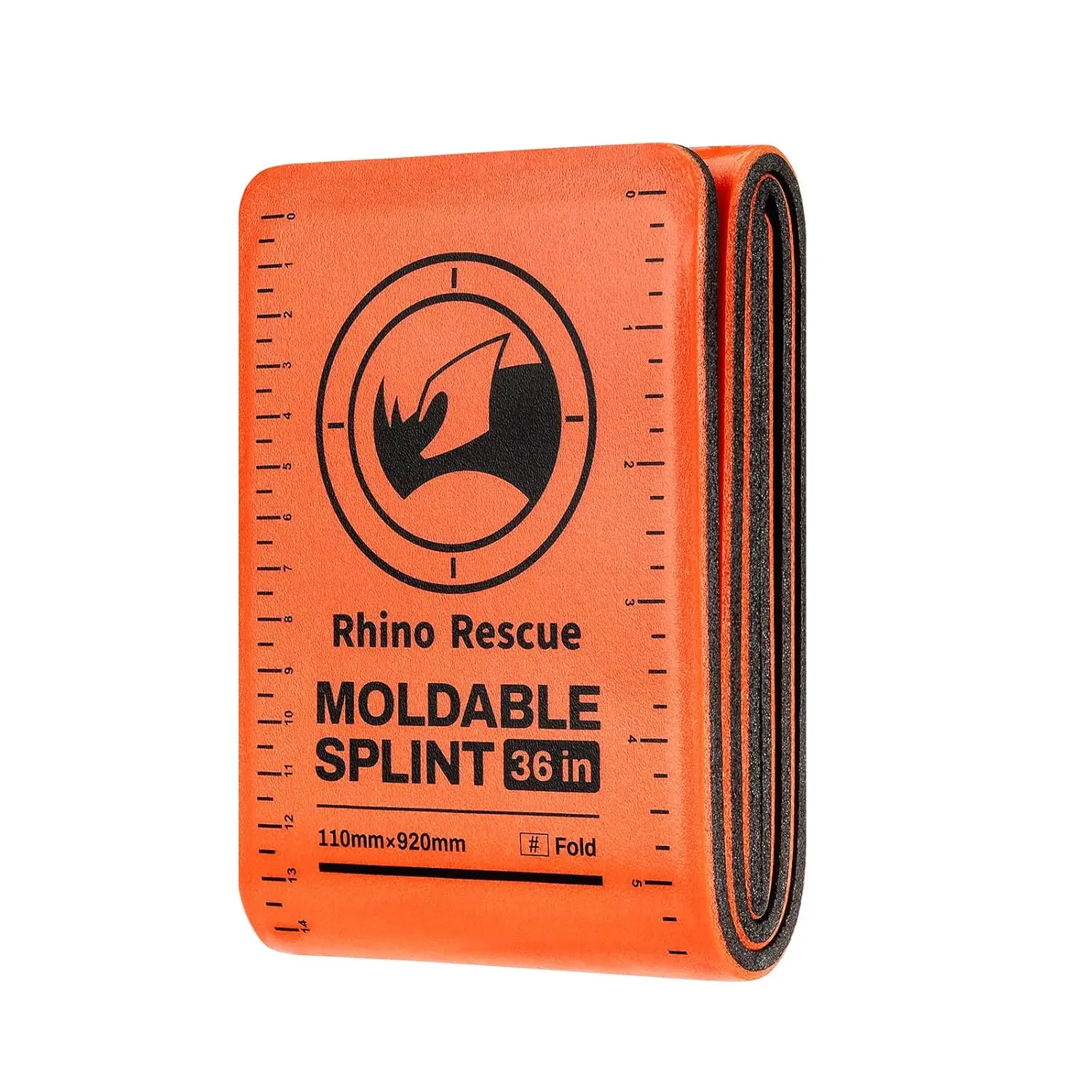 First Aid Splint 36" X 4.3" Orange-Gray, Folded for Bone Support and Emergency Use
First Aid Splint 36" X 4.3" Orange-Gray, Folded for Bone Support and Emergency Use