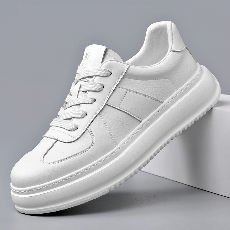 Classic Leather Men White Sneakers Lace Up Comfort Casual Shoes Men Sneakers Fashion Outdoor Walking Shoes Men Footwear
Classic Leather Men White Sneakers Lace Up Comfort Casual Shoes Men Sneakers Fashion Outdoor Walking Shoes Men Footwear