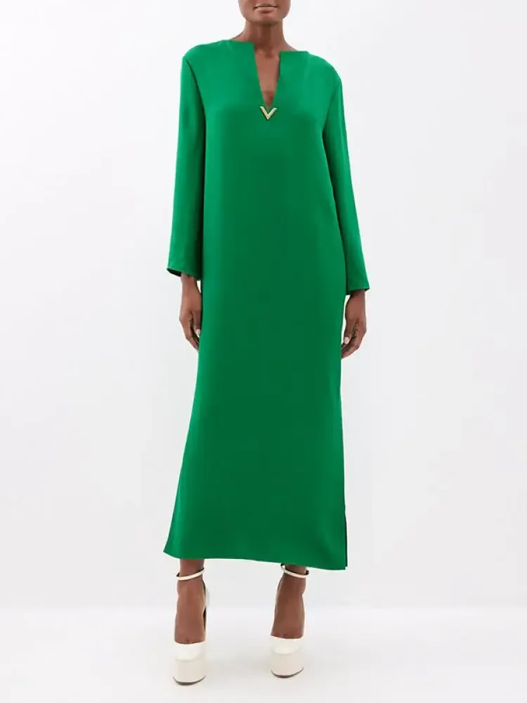 Missuoo Solid White Loose Fit Wrap Dress for Women V-neck Long Sleeve H-line Split-side Evening Dress Female Banquet Gowns
Missuoo Solid White Loose Fit Wrap Dress for Women V-neck Long Sleeve H-line Split-side Evening Dress Female Banquet Gowns