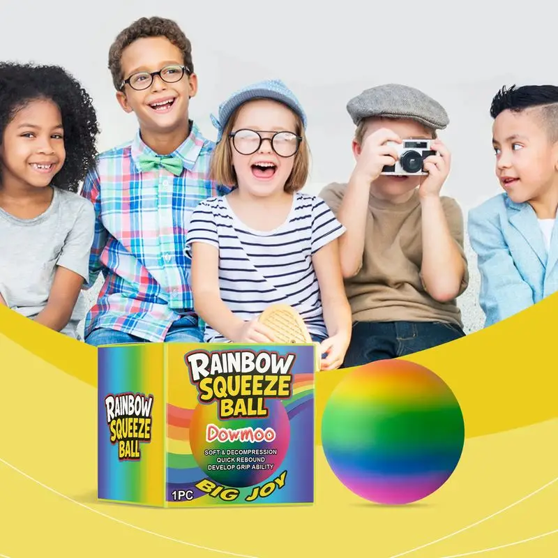 Rainbow Slow Rebound Stress Ball Blind Box - Soothing fingertip toy, soft squeeze toy, durable and not easy to deform.
Rainbow Slow Rebound Stress Ball Blind Box - Soothing fingertip toy, soft squeeze toy, durable and not easy to deform.