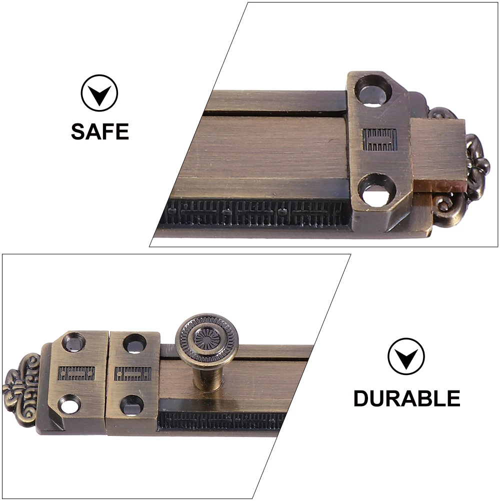 2pcs Zinc Alloy Door Latch Lock Home Security Pull Ring Spring Door Bolts Durable Thick Material Anti Rust Easy Install
2pcs Zinc Alloy Door Latch Lock Home Security Pull Ring Spring Door Bolts Durable Thick Material Anti Rust Easy Install