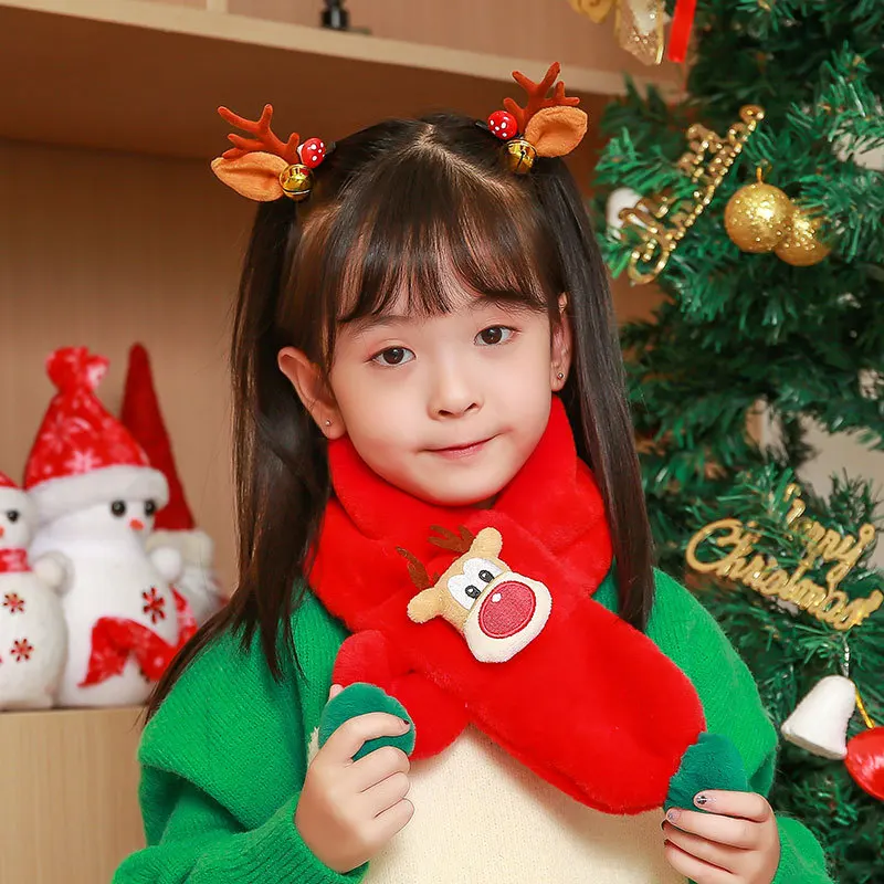 Soft Plush Animal Scarf Cute Fur Ball Deer Design Warm Winter Accessory for Children Outdoor Wear Christmas Holiday Gift
Soft Plush Animal Scarf Cute Fur Ball Deer Design Warm Winter Accessory for Children Outdoor Wear Christmas Holiday Gift