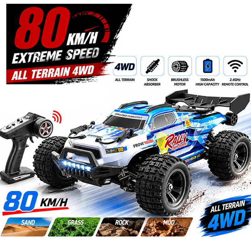 SCY 4WD Remote Control Car Off Road 4x4 RC High Speed Buggy Truck Super Brushless 50 or 80KM/H Fast Drift Racing Toy Kids Adults
SCY 4WD Remote Control Car Off Road 4x4 RC High Speed Buggy Truck Super Brushless 50 or 80KM/H Fast Drift Racing Toy Kids Adults