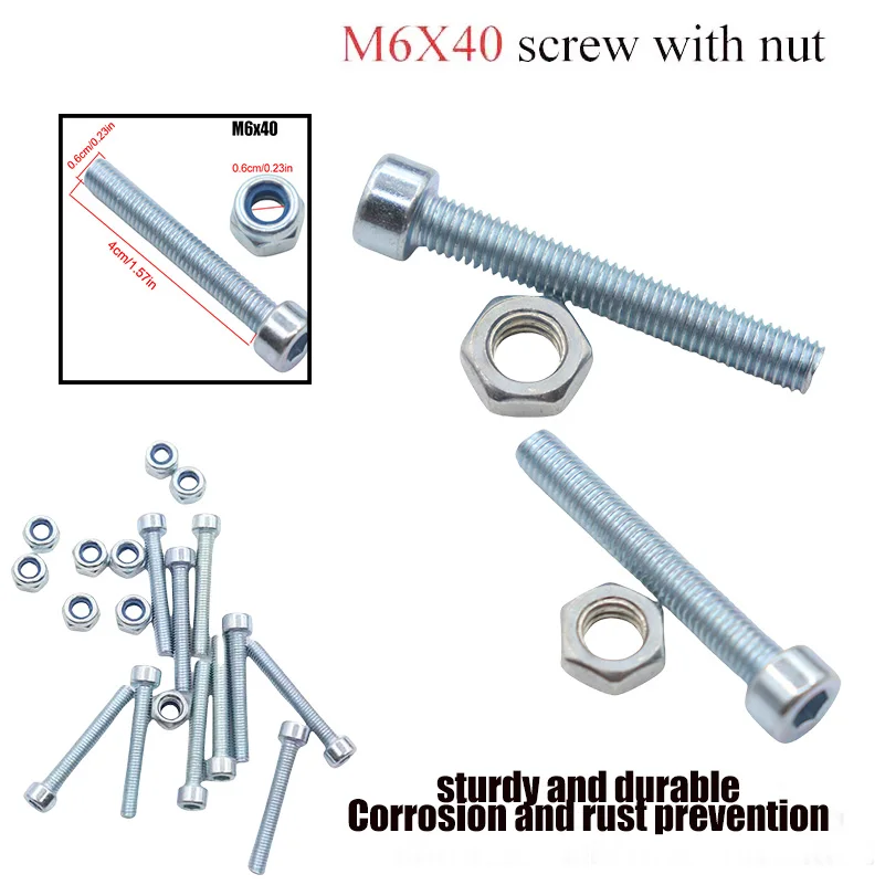 Good material 6x40 Harley Fender Mudguards screws steel For Citycoco Electric Scooter Chinese Halei scooter 6*40 Accessories
Good material 6x40 Harley Fender Mudguards screws steel For Citycoco Electric Scooter Chinese Halei scooter 6*40 Accessories
