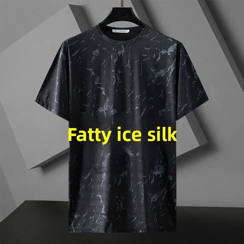 New 2025 Men's Ice Silk Loose Fit ort Sve Sportswear Set Summer Casual Large Size T-irt And orts Polyester Fiber
New 2025 Men's Ice Silk Loose Fit ort Sve Sportswear Set Summer Casual Large Size T-irt And orts Polyester Fiber