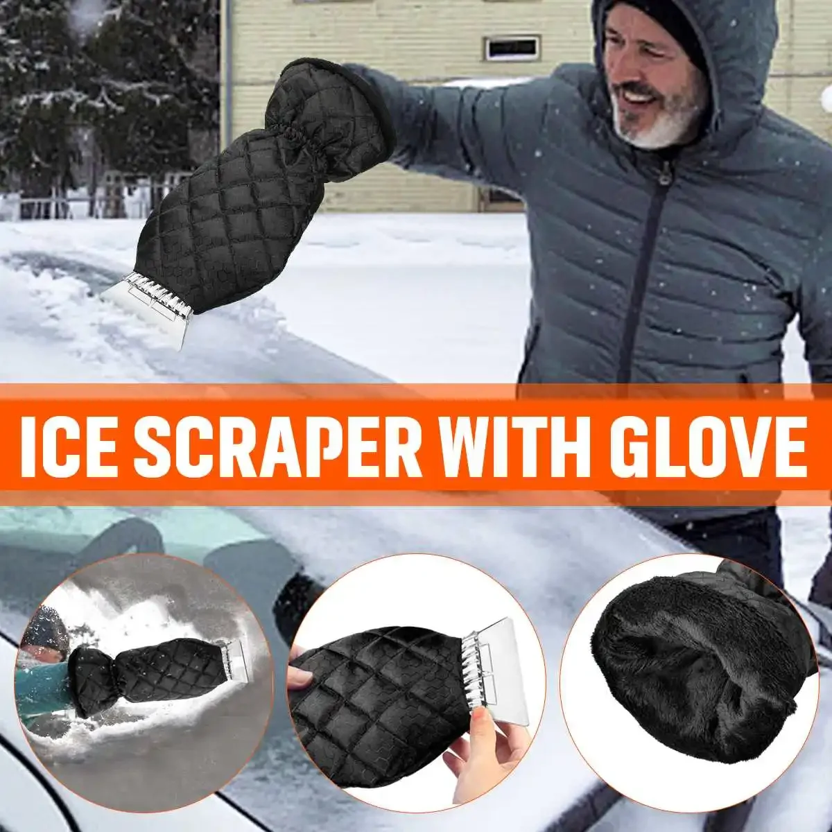 Pair Car Snow Shovel Car Windshield Snow Removal Scraper Ice Shovel Window Cleaning Tool for All Car With Gloves
Pair Car Snow Shovel Car Windshield Snow Removal Scraper Ice Shovel Window Cleaning Tool for All Car With Gloves