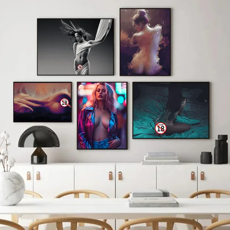 Retro Sexy Naked Women Canvas Poster Feminine Charm Pictures Portrait Nude Girls Painting Picture for Living Room Bedroom Decor
Retro Sexy Naked Women Canvas Poster Feminine Charm Pictures Portrait Nude Girls Painting Picture for Living Room Bedroom Decor