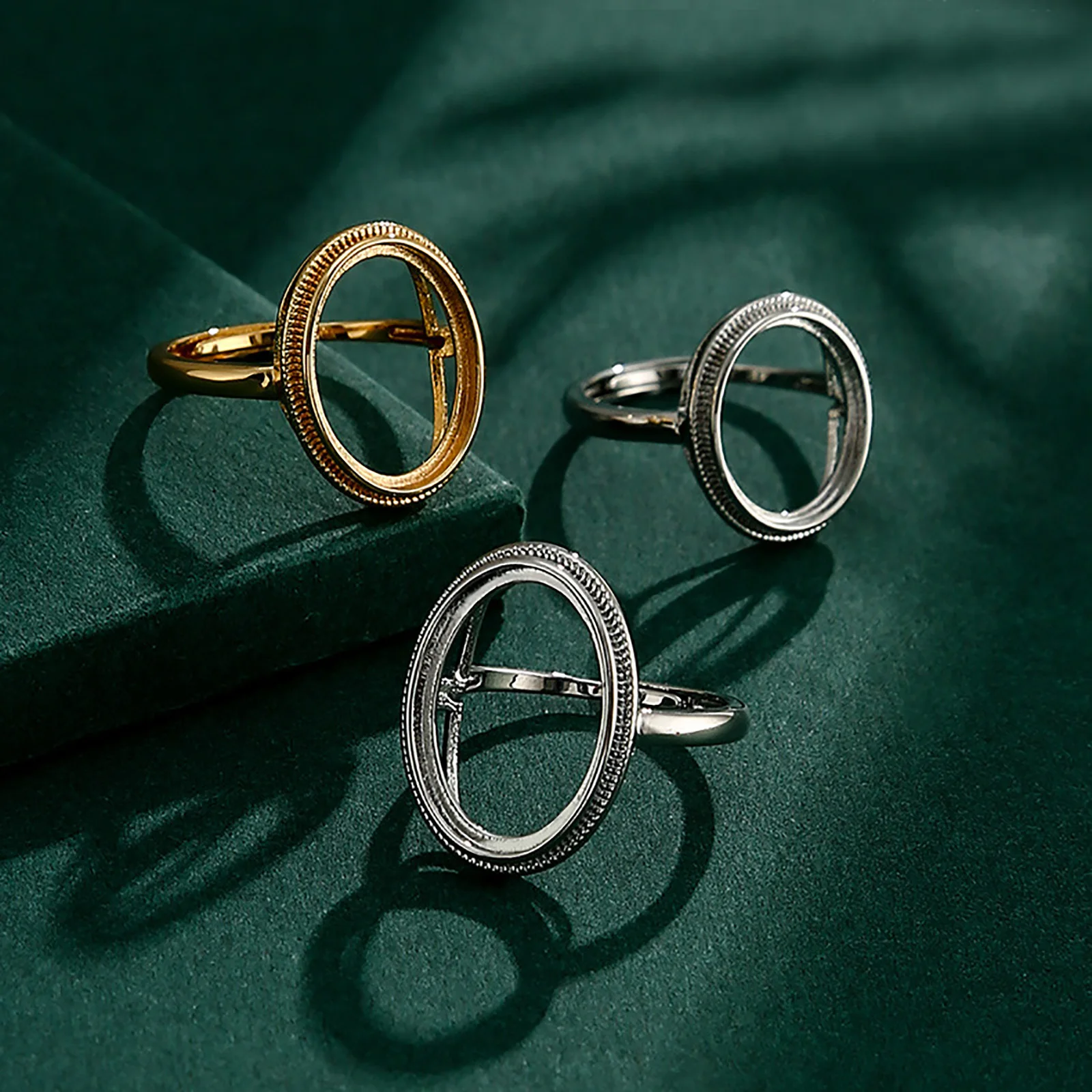 2Pcs/lot Copper Ins Cold Style Adjustable Ring Base Blank Settings Cabochon Cameo For DIY Ring Jewelry Making Accessories
2Pcs/lot Copper Ins Cold Style Adjustable Ring Base Blank Settings Cabochon Cameo For DIY Ring Jewelry Making Accessories