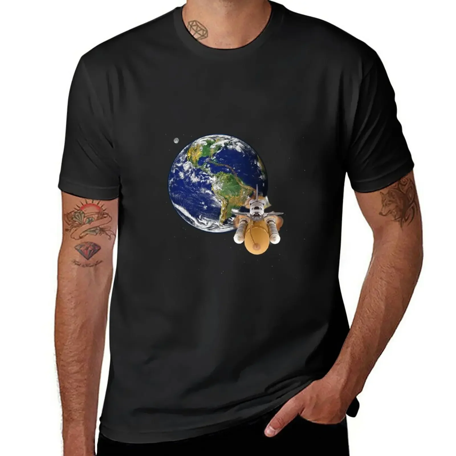 Endeavour space shuttle launched! T-Shirt Blouse graphics tees plain black t shirts men
Endeavour space shuttle launched! T-Shirt Blouse graphics tees plain black t shirts men