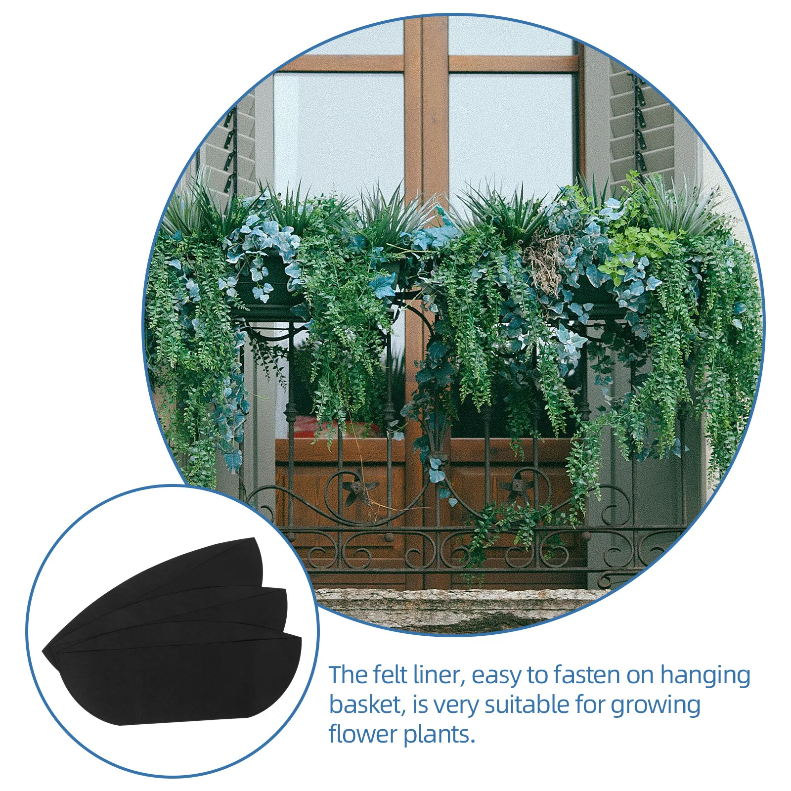 3pcs Planting Liner Felt Planter Inserts Planter Insert For Balcony Home Office Garden Pot Liner Grow Bag Supplies
3pcs Planting Liner Felt Planter Inserts Planter Insert For Balcony Home Office Garden Pot Liner Grow Bag Supplies