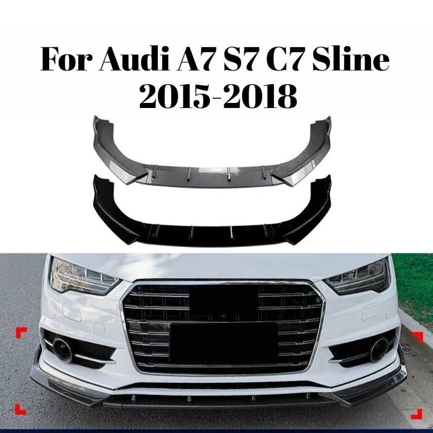 Front Bumper Lip Spoiler For Audi A7 S7 C7 Sline 2015-2018 Exterior Styling Tuning Parts Auto Accessories Decoration Upgrade
Front Bumper Lip Spoiler For Audi A7 S7 C7 Sline 2015-2018 Exterior Styling Tuning Parts Auto Accessories Decoration Upgrade