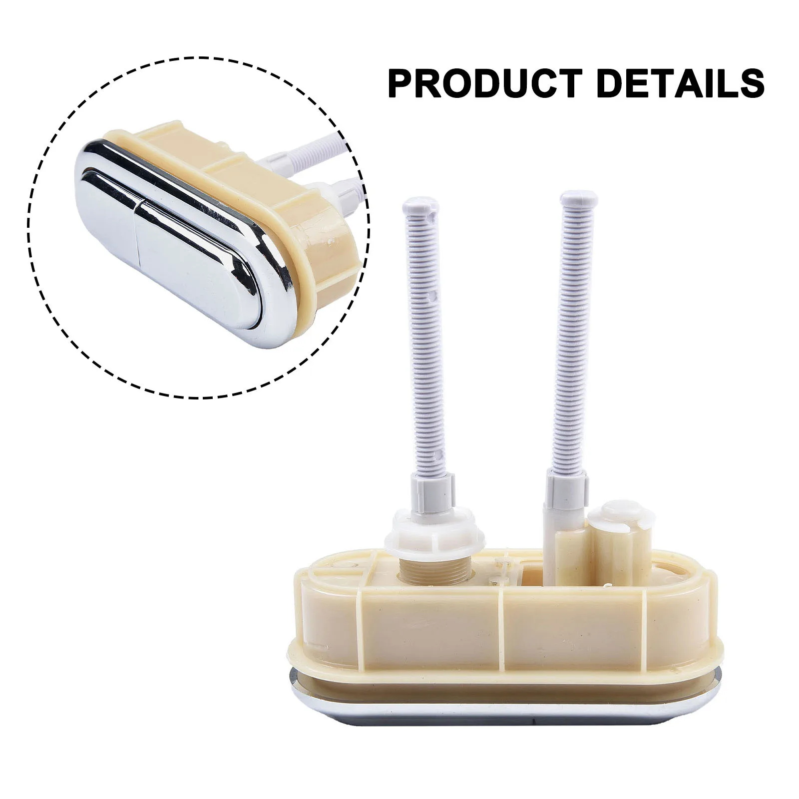 Дизайн с прямоугольным отверстием Ванная комната Кнопка с двойным смывом для унитаза Простая установка Экономия воды Дизайн Хромированная отделка
Дизайн с прямоугольным отверстием Ванная комната Кнопка с двойным смывом для унитаза Простая установка Экономия воды Дизайн Хромированная отделка