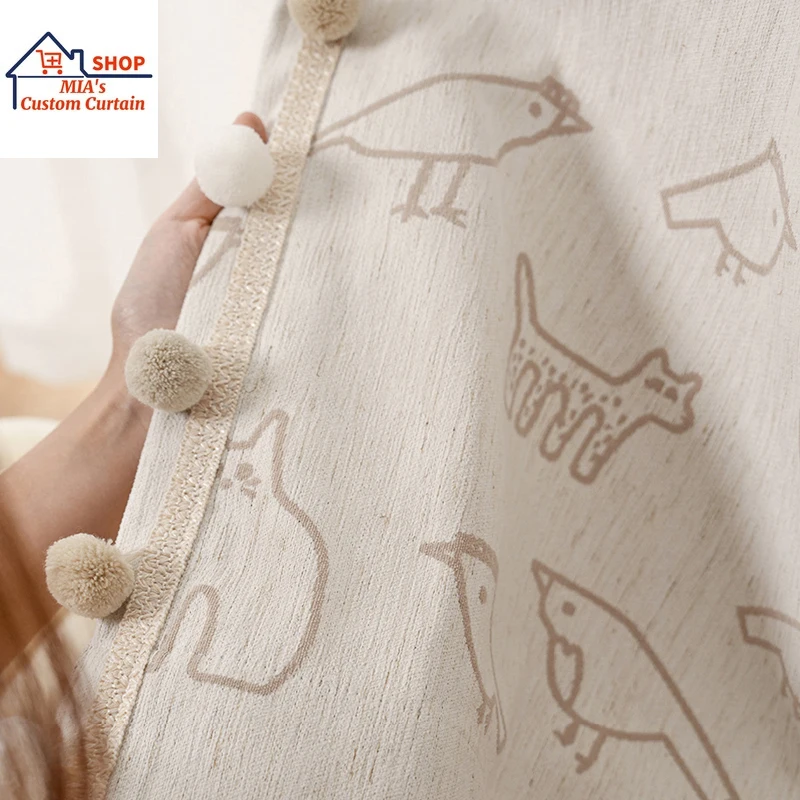 Custom Size!!Chenille Blackout Cotton Linen Children's Room Cartoon Fashion Curtains for Living Dining Room Bedroom Decor Window
Custom Size!!Chenille Blackout Cotton Linen Children's Room Cartoon Fashion Curtains for Living Dining Room Bedroom Decor Window
