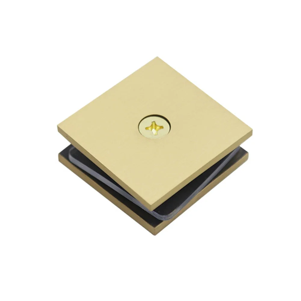Glass Panel Fixing Brass Glass Clamp For Glass Shower Doors Easy To Install U-Clamp Elegant Square Design Black
Glass Panel Fixing Brass Glass Clamp For Glass Shower Doors Easy To Install U-Clamp Elegant Square Design Black