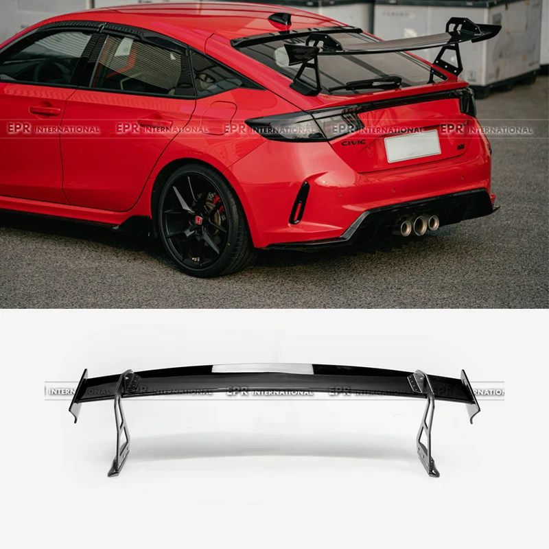 For Honda Civic Type R FL5 2023-2024 SPN Type Swan Neck GT Wing Spoiler - ABS Plastic - JDM Adjustable Rear Wing 
For Honda Civic Type R FL5 2023-2024 SPN Type Swan Neck GT Wing Spoiler - ABS Plastic - JDM Adjustable Rear Wing