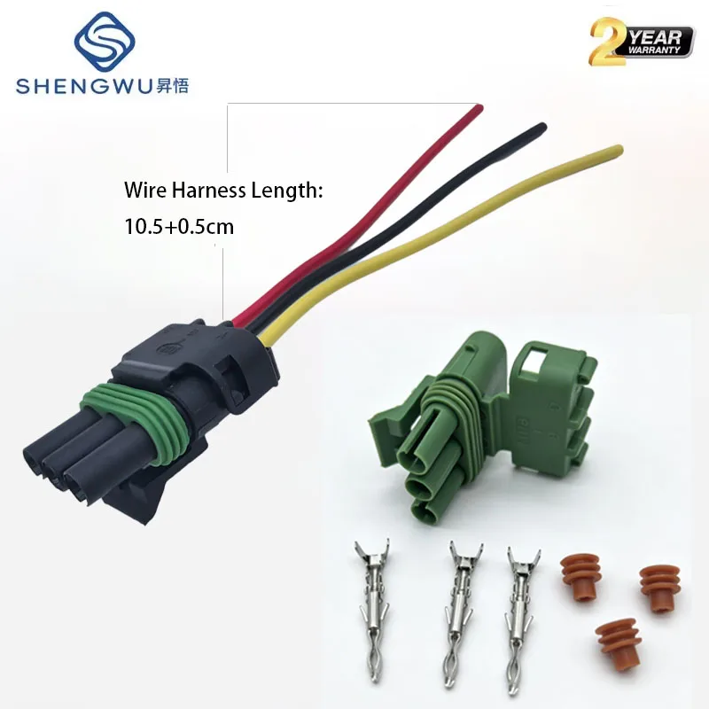 3 Pin Weather-Pack MAP TPS Waterproof Connector Pigtail 12015793 12020403 For GM Chevy Corvette Pontiac John Deere Truck Plug
3 Pin Weather-Pack MAP TPS Waterproof Connector Pigtail 12015793 12020403 For GM Chevy Corvette Pontiac John Deere Truck Plug
