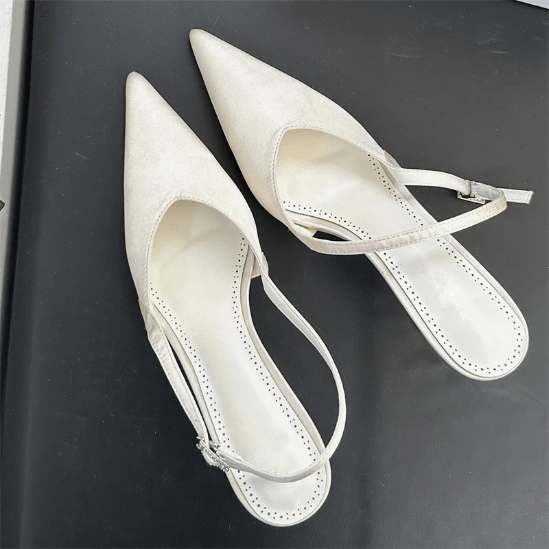 Eilyken Concise Satin Shallow Pointed Toe Women Pumps Elegant Banquet Party High Heels Shoes Buckle Strap Female Sandals
Eilyken Concise Satin Shallow Pointed Toe Women Pumps Elegant Banquet Party High Heels Shoes Buckle Strap Female Sandals