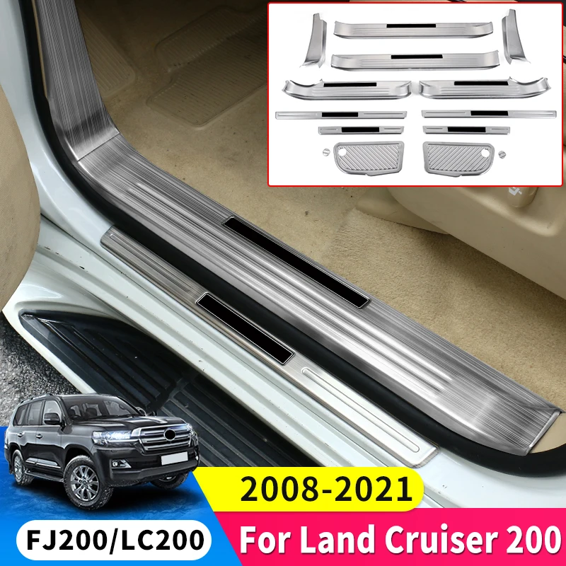 For 2008-2021 Toyota Land Cruiser LC200 FJ 200 Door Sill Protection Strip Anti Scratch Wear Resistant Car Exterior Accessories
For 2008-2021 Toyota Land Cruiser LC200 FJ 200 Door Sill Protection Strip Anti Scratch Wear Resistant Car Exterior Accessories
