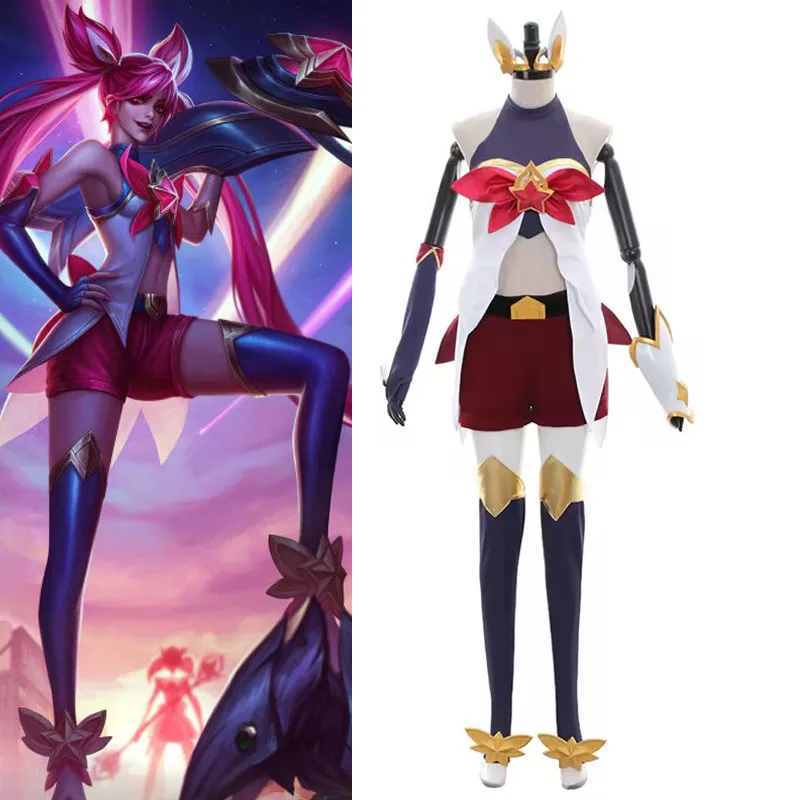 Halloween LOL Jinx Cosplay Costume MOBA Game Skins The Loose Cannon Star Guardian Jinx's Sexy Uniform Set Carnival Party
Halloween LOL Jinx Cosplay Costume MOBA Game Skins The Loose Cannon Star Guardian Jinx's Sexy Uniform Set Carnival Party