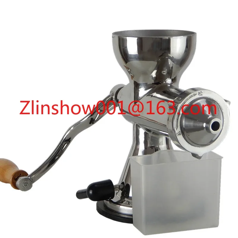 304 manual stainless steel wheatgrass juicer hand crank household
304 manual stainless steel wheatgrass juicer hand crank household