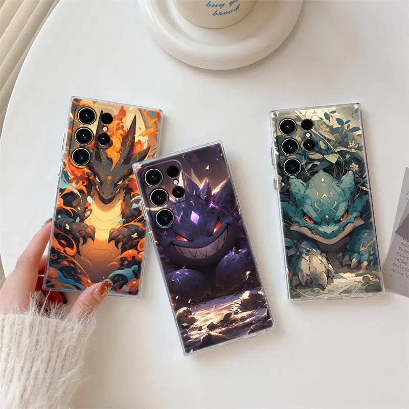 GENGAR BULBASAUR CHARIZARD Pokemons S25 Case For Samsung Galaxy S25 S24 S23 Ultra S20 S21 FE S22 Plus A56 A55 A36 5G Phone Cover 
GENGAR BULBASAUR CHARIZARD Pokemons S25 Case For Samsung Galaxy S25 S24 S23 Ultra S20 S21 FE S22 Plus A56 A55 A36 5G Phone Cover