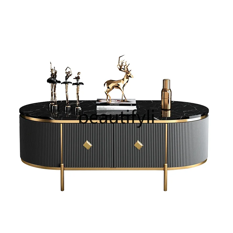 Light luxury post-modern simple marble coffee table TV cabinet small apartment furniture
Light luxury post-modern simple marble coffee table TV cabinet small apartment furniture