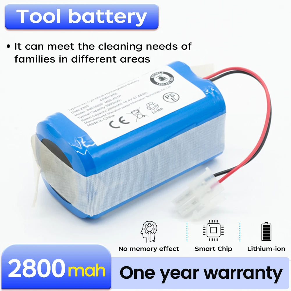Батарея SD-Sweeper 4S1P-002 Port (синий) M26-4S1P Замена батареи робота-пылесоса для Eufy RoboVac G30 Edge R500 R450
Батарея SD-Sweeper 4S1P-002 Port (синий) M26-4S1P Замена батареи робота-пылесоса для Eufy RoboVac G30 Edge R500 R450